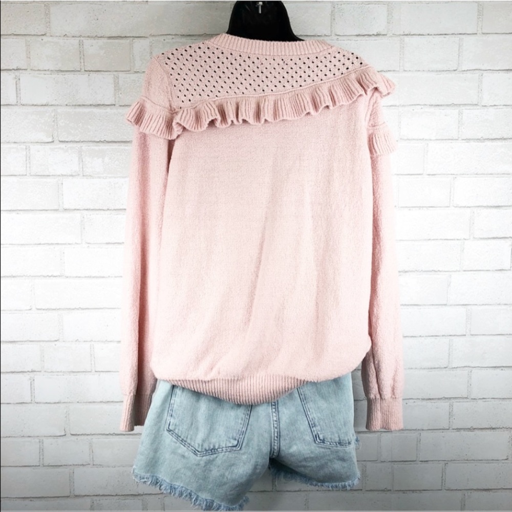 Who What Wear Ruffle Sweater - Picture 3 of 3
